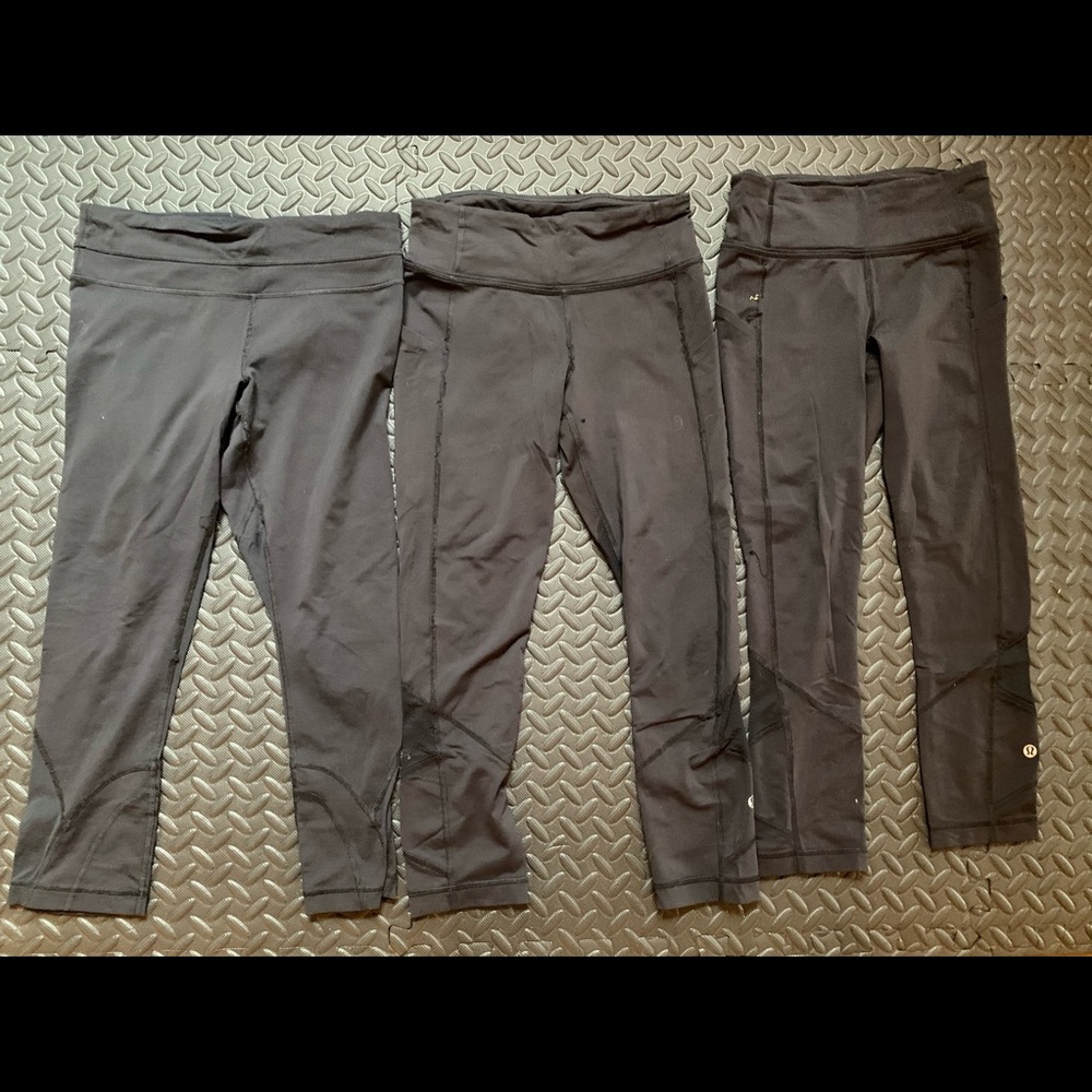 3 Lululemon Pants - Size 4 - $25 for 3 pairs
